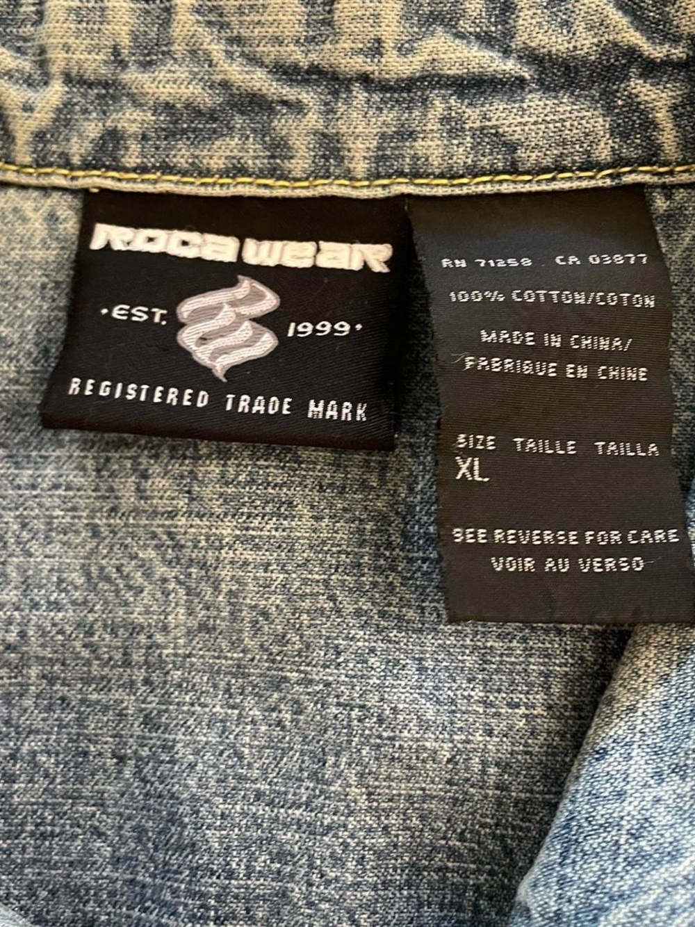 Vintage Rocawear Denim Jacket - Picture 4 of 4